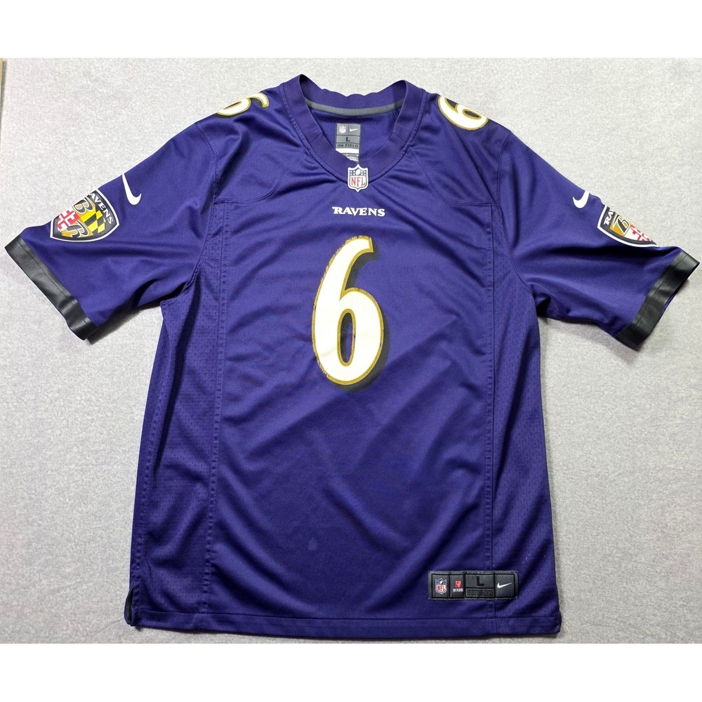 Baltimore Ravens Jersey Mens L Nike On Field #6 Patrick Queen Purple Swoosh